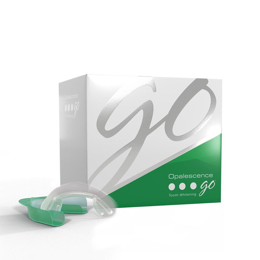 Teeth Whitening Opalescence Go - เครื่องฟอกฟันขาวไฮโดรเจนเปอร์ออกไซด์สำหรับฟอกสีฟัน opalescence ถาดเตรียมไว้ล่วงหน้า5คู่ pF