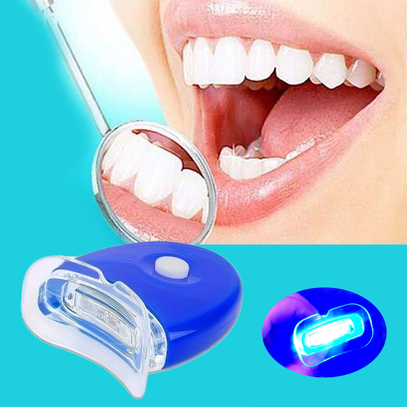 Teeth Whitening Led Kit - ใช้ในบ้าน ไร้สาย ไฟฟอกสีฟัน ไฟฟอกสีฟัน LED แสงสีฟ้า