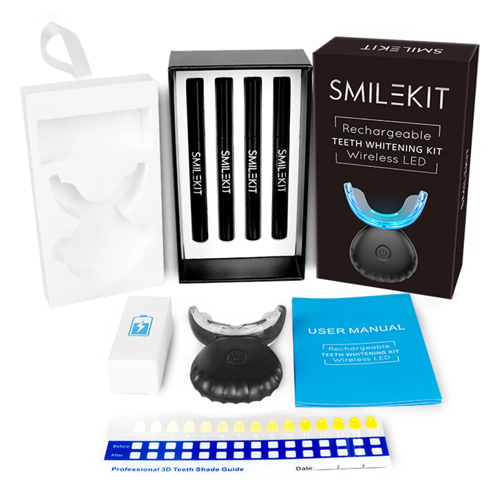 Teeth Whitening Led Kit - ทันตกรรมชุดฟอกสีฟัน Mini 16 LED Cold Light
