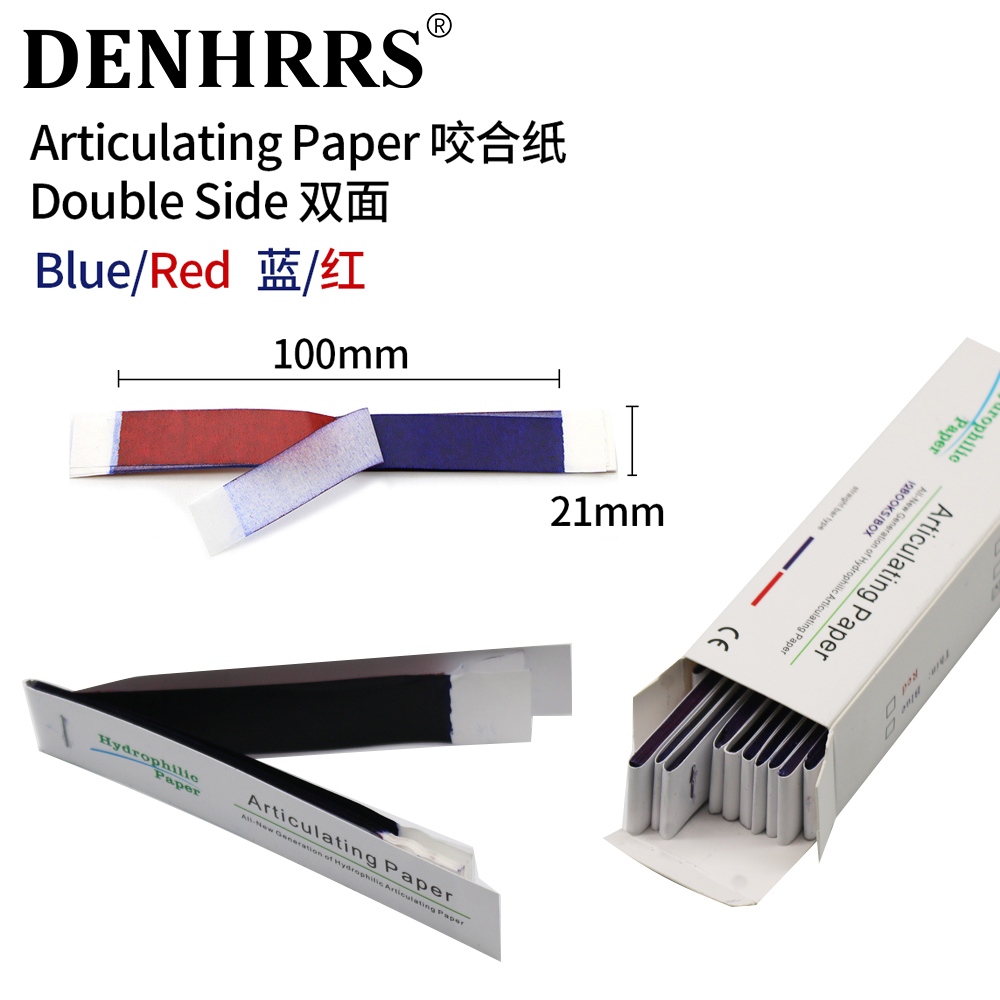 Teeth Whitening Strips Permanent - กระดาษสำหรับงานทันตกรรม ผลิตภัณฑ์สำหรับห้องปฏิบัติการทันตกรรม แถบกัดสองด้าน อุปกรณ์ดูแลสุขภาพช่องปากและฟัน วัสดุสำหรับฟอกสีฟัน