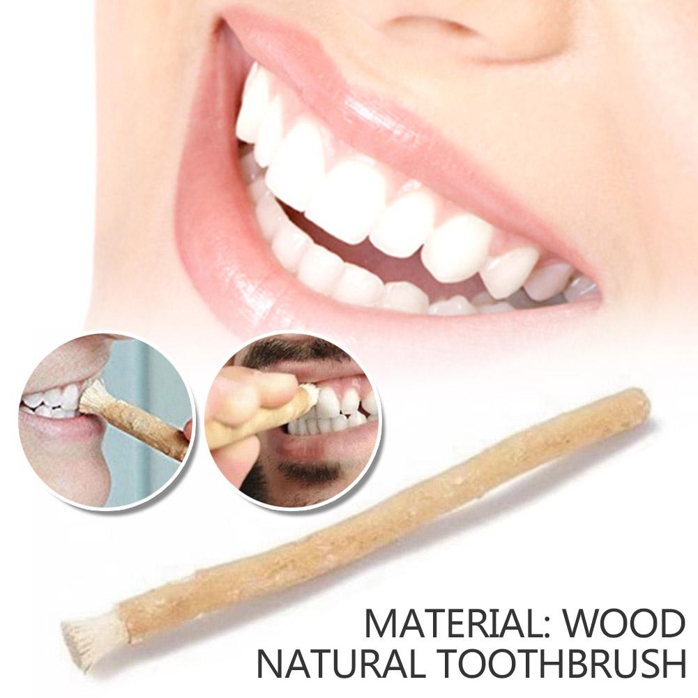 Teeth Whitening Naturally - Natural Miswak Siwak แปรงสีฟันไม้แบบดั้งเดิมฟัน Whitener Manual