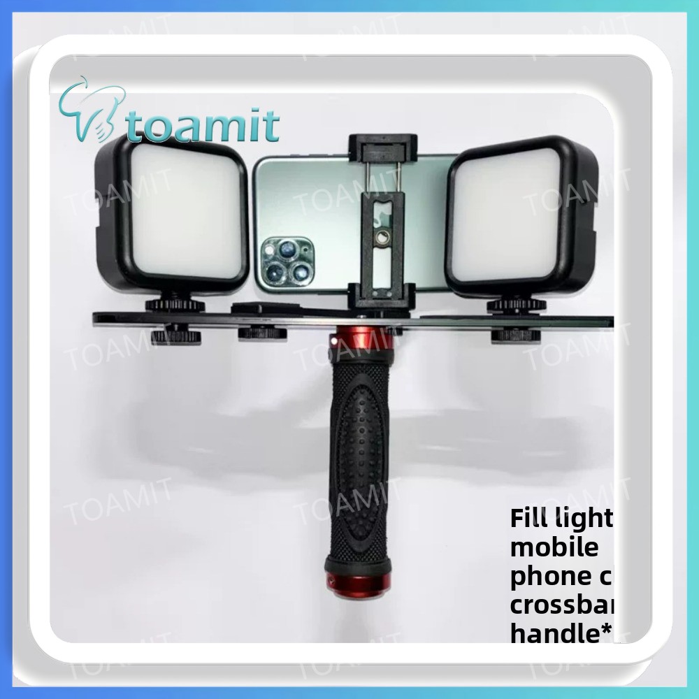 Teeth Whitening Kit With Light - ไฟถ่ายภาพทางทันตกรรม, แฟลช LED บลูทูธสำหรับสมาร์ทโฟน, การถ่ายภาพการตรวจช่องปากและการฟอกสีฟัน, ชุดไฟเติมแบบพกพา