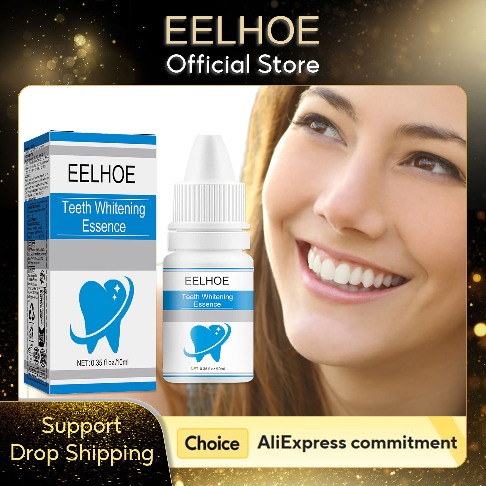 EELHOE ฟันไวท์เทนนิ่งเซรั่มฟัน - Teeth Whitening Kit With Light บทวิจารณ์และราคา