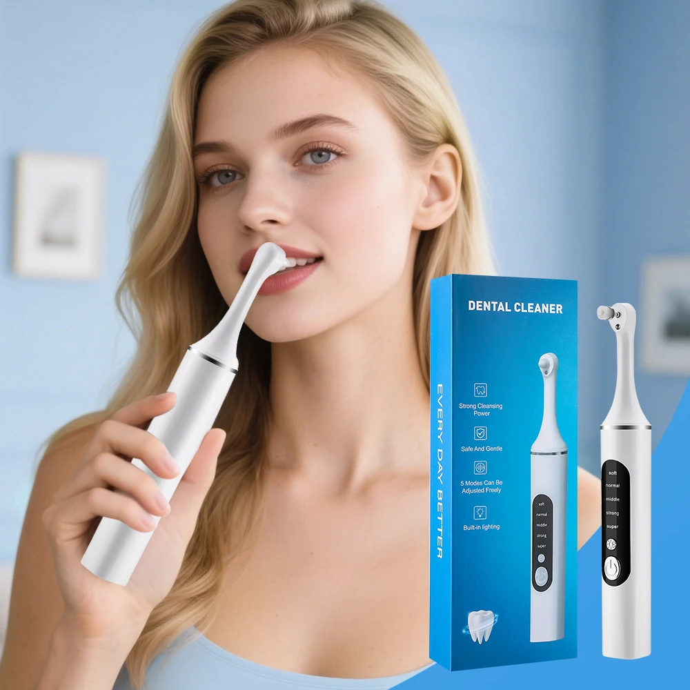 เครื่องขัดฟันไฟฟ้า ขจัดคราบหิน - Teeth Whitening Kit With Light บทวิจารณ์และราคา