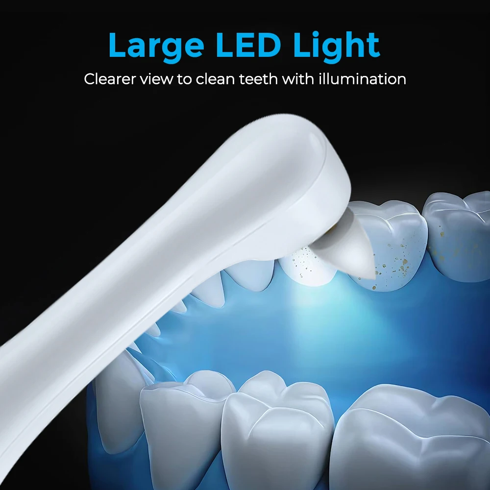 เครื่องขัดฟันไฟฟ้า ขจัดคราบหิน - Teeth Whitening Kit With Light บทวิจารณ์และราคา
