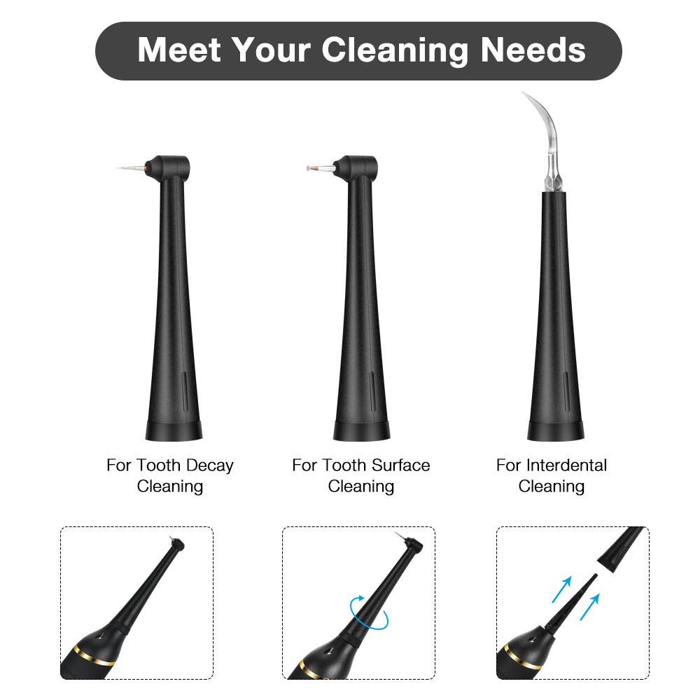 เครื่องขูดหินปูนไฟฟ้าแบบพกพาพร - Teeth Whitening Led Kit บทวิจารณ์และราคา
