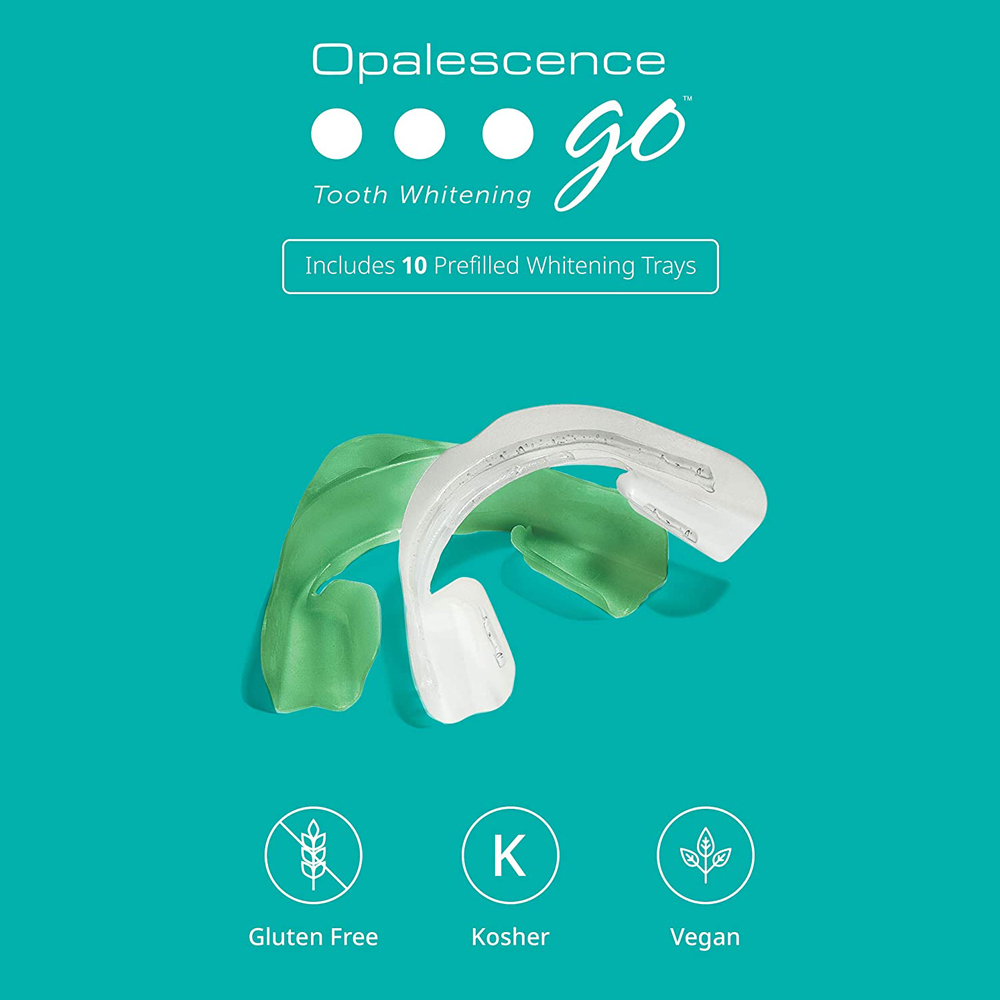 เครื่องฟอกฟันขาวไฮโดรเจนเปอร์อ - Teeth Whitening Opalescence Go บทวิจารณ์และราคา