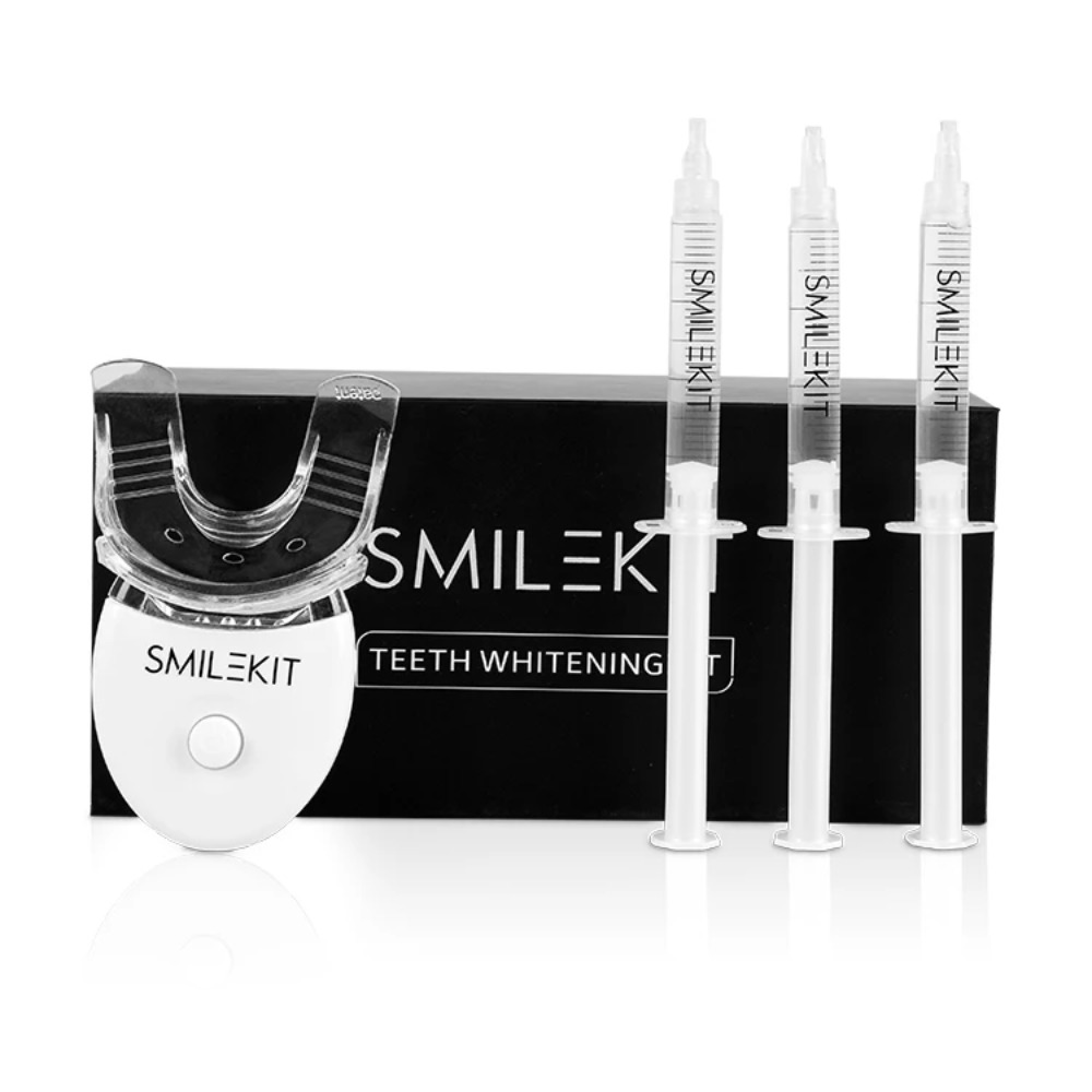 เครื่องฟอกฟันขาวแบบพกพา LED ชุ - Teeth Whitening Led Kit บทวิจารณ์และราคา