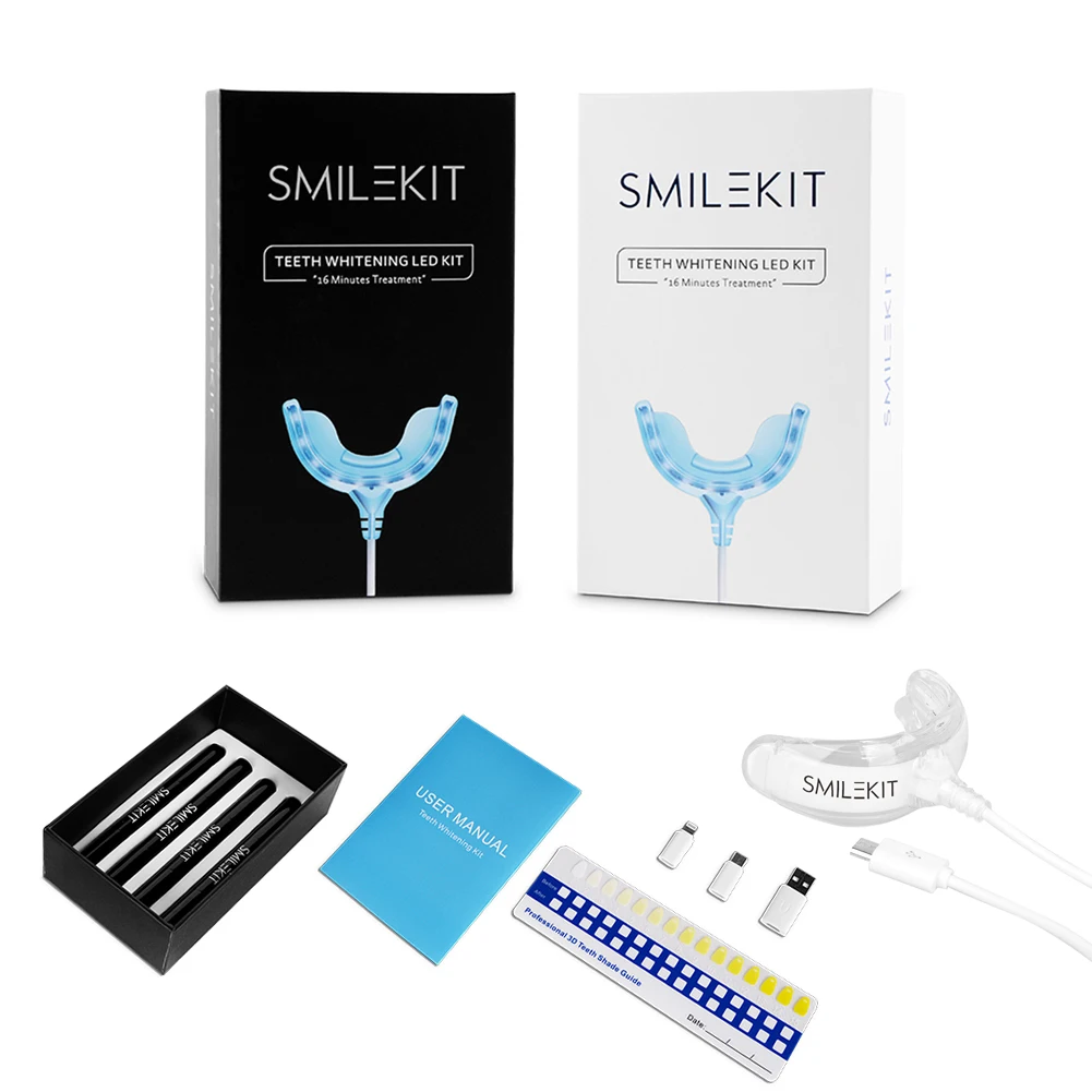 สมาร์ทจับเวลา 16 LED แสงเย็นชุ - Teeth Whitening Led Kit บทวิจารณ์และราคา