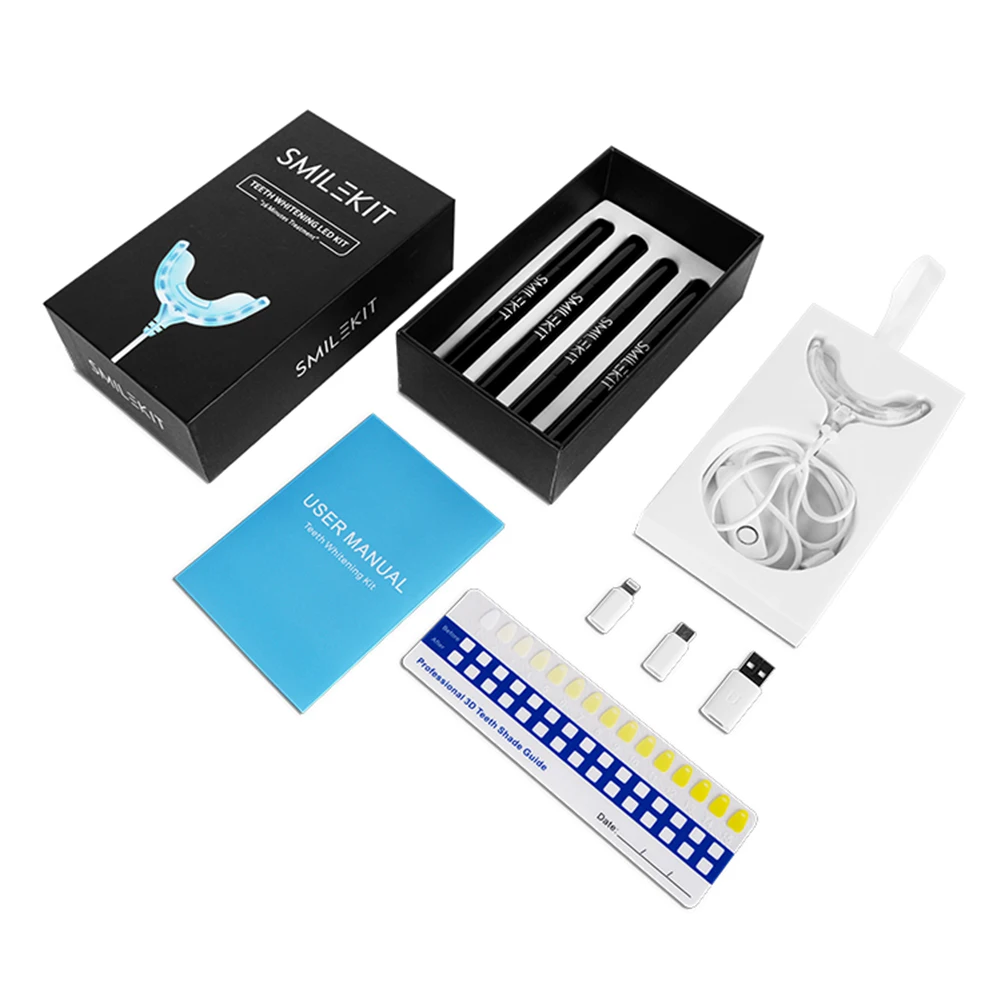 สมาร์ทจับเวลา 16 LED แสงเย็นชุ - Teeth Whitening Led Kit บทวิจารณ์และราคา