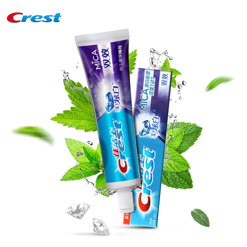 Crest 3D MICA ยาสีฟันฟลูออไรด์ - Teeth Whitening Naturally บทวิจารณ์และราคา