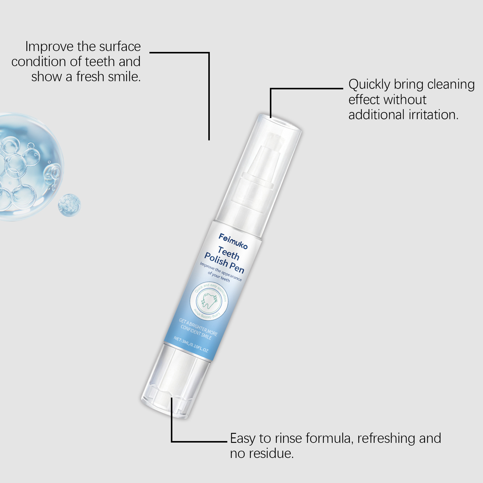 สีทาฟอกฟันขาวทันที สีทาฟันขาวต - Teeth Whitening Kit With Light บทวิจารณ์และราคา