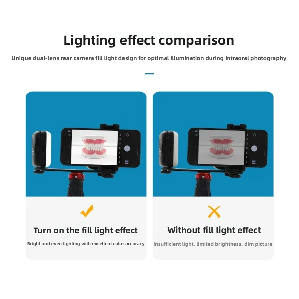 ไฟถ่ายภาพทางทันตกรรม, แฟลช LED - Teeth Whitening Kit With Light บทวิจารณ์และราคา