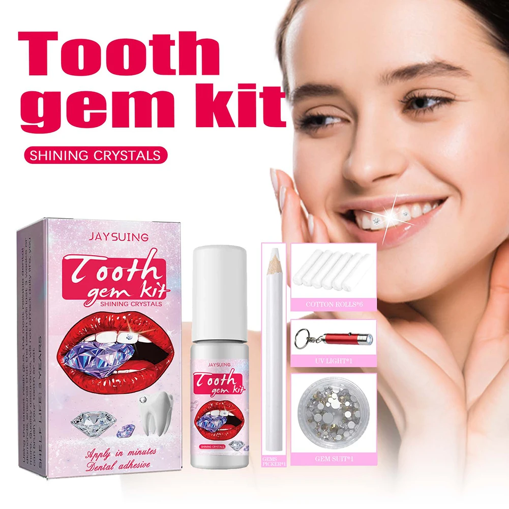 ชุดอัญมณีสำหรับฟันแบบทำมือพร้อ - Teeth Whitening Kit With Light บทวิจารณ์และราคา