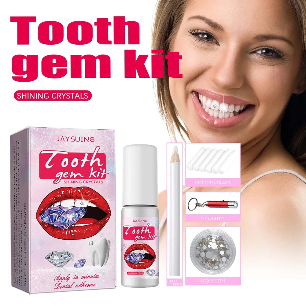 ชุดอัญมณีสำหรับฟันแบบทำมือพร้อ - Teeth Whitening Kit With Light บทวิจารณ์และราคา